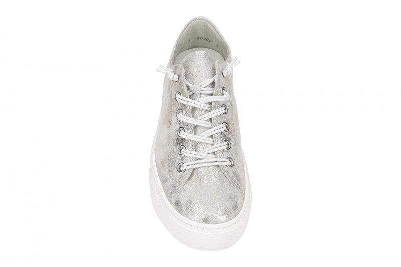 Paul Green Sneaker Schuhe grau metallic 4081