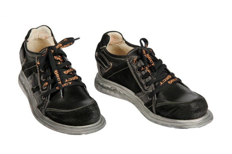 Eject Sandwich Schuhe schwarz