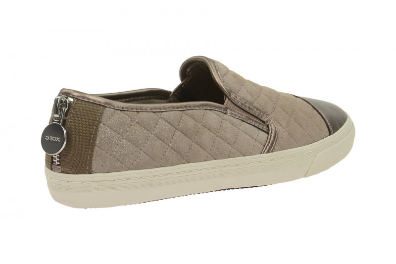 Geox New Club Slipper grau cream D5258C