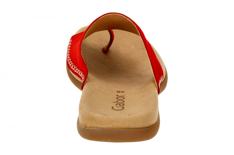 Gabor Zehentrenner Pantolette rot 63.700.15