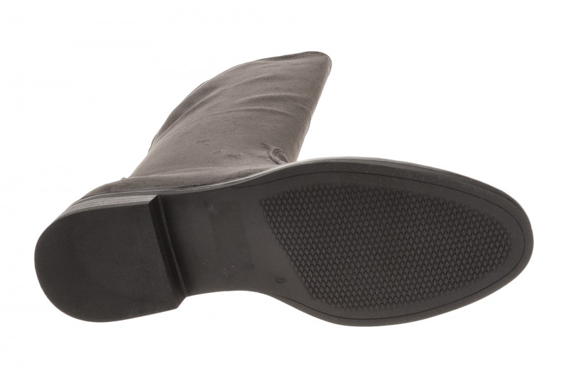 Caprice Lang Schaftstiefel grau Stretch 25512