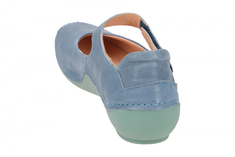 Think Kapsl Ballerina blau grün Mary-Jane 416