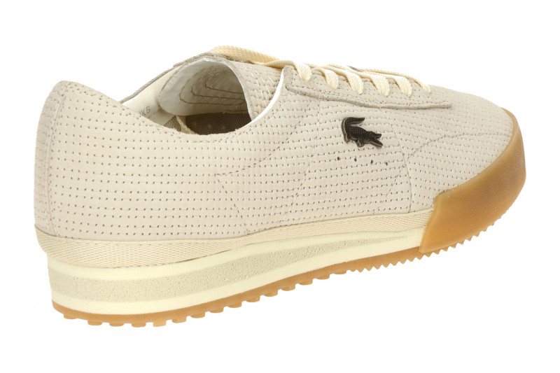 Lacoste Aura Sneakers Damen Schuhe beige Nubuck 0075