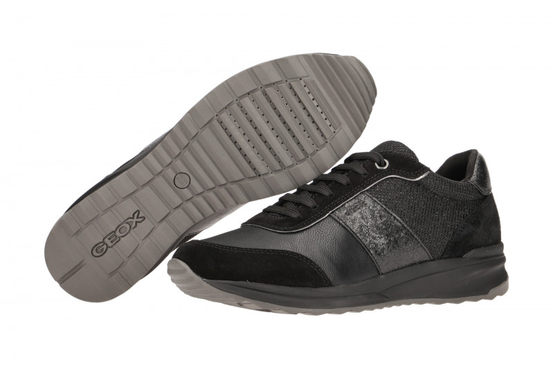 Geox Airell Schuhe Sneakers schwarz D942SA 022BC C9999