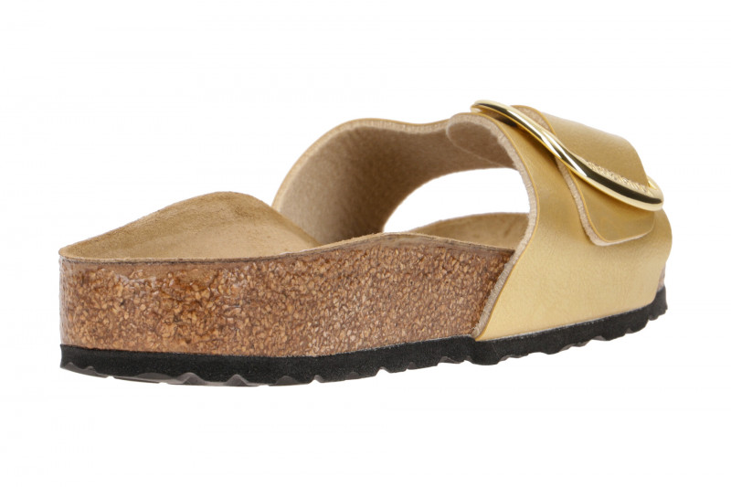 Birkenstock Madrid Big Buckle Pantolette gold Schmal 1021374