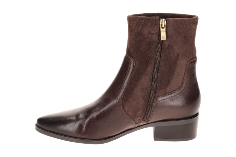 Caprice Stiefelette Ankle Boot dunkelbraun Stretch 25312