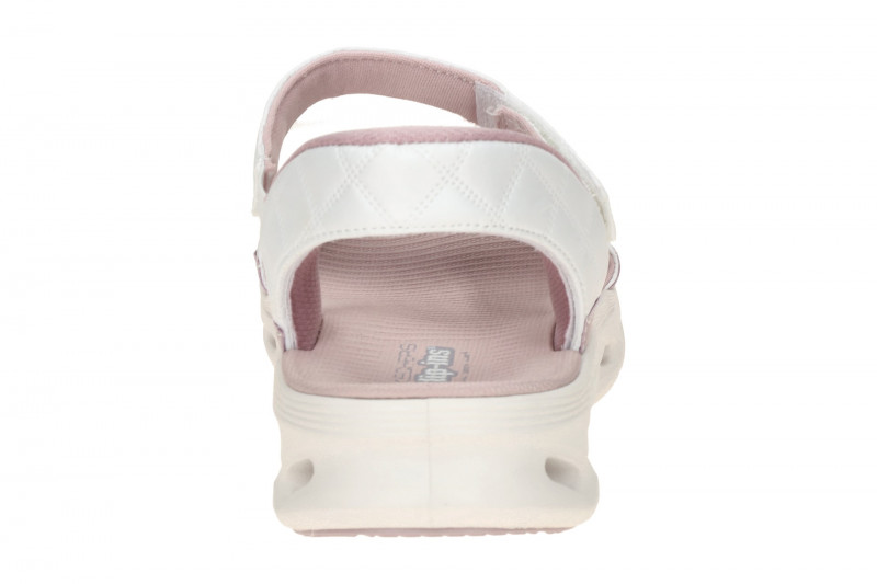 Skechers Go Walk Gliede Step Sandale weiß Cozy Slip-Ins 141276