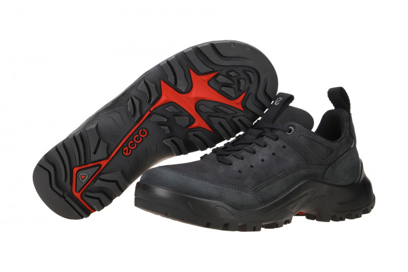 Ecco Offroad Herren Schuhe schwarz Nubuck 822344