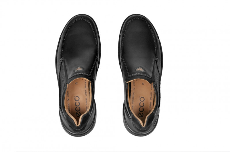 Ecco Dason Slipper schwarz