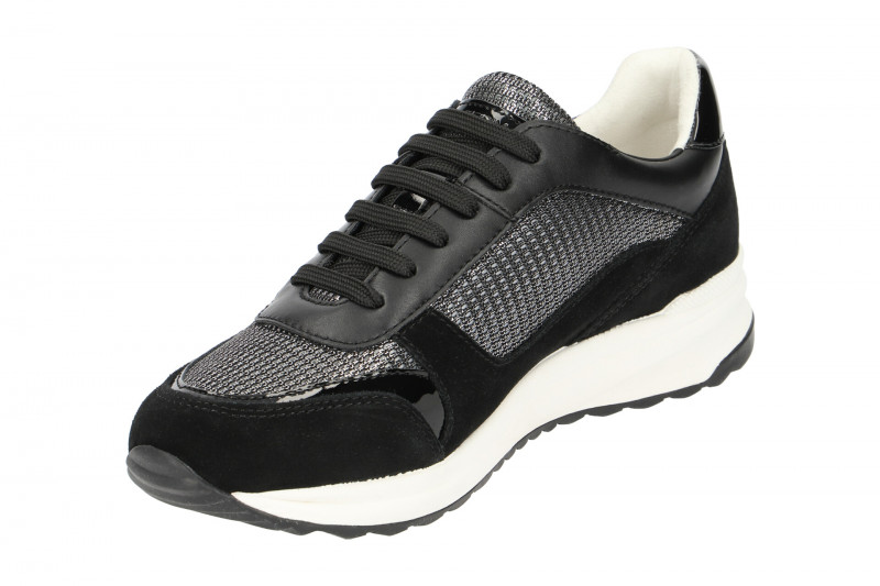 Geox Airell Sneaker Schuhe schwarz D642SC 0LY22 C1223
