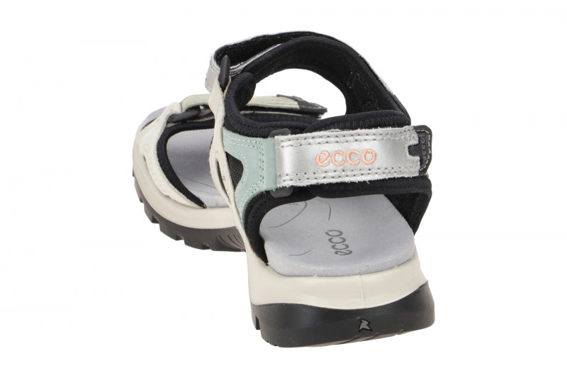 Ecco Offroad Damen Sandale grau grün multi