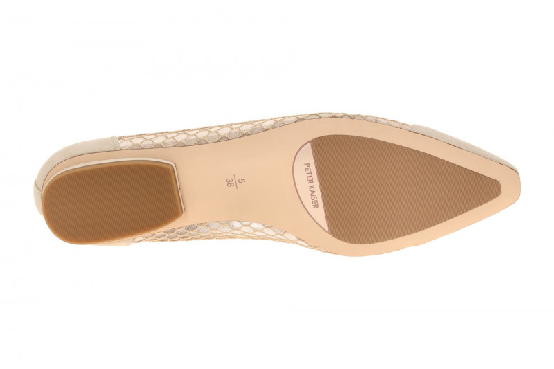 Peter Kaiser Ballerina beige Netz 72119
