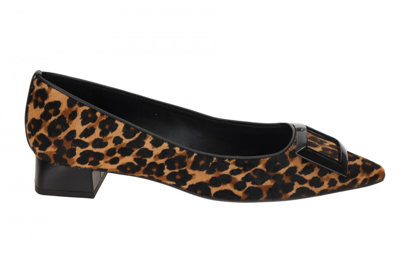 Högl Leo Schuhe Pumps braun gefleckt Leo-Look