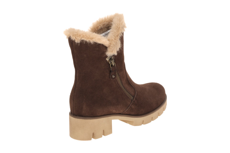 Gabor Stiefelette braun Fellkragen 8018.04.003