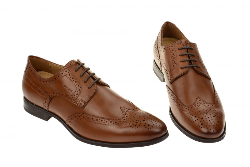 Geox Albert Schuhe braun brandy U44W3B