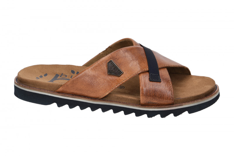 bugatti Limon Pantolette braun cognac 73988