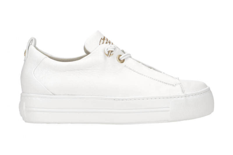 Paul Green Sneaker Schuhe weiß gold 5017