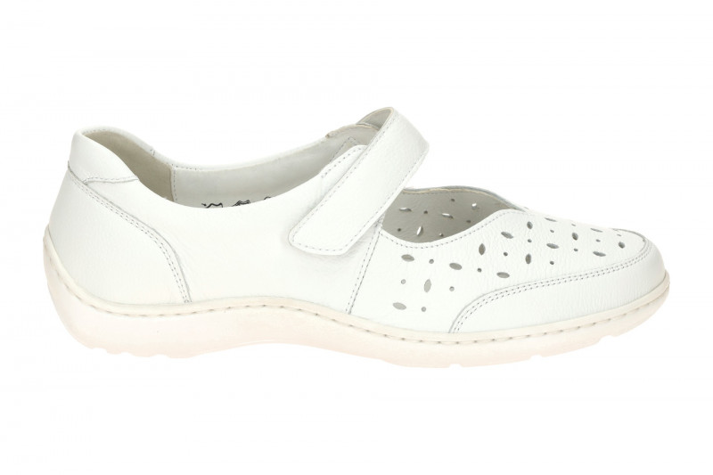 Waldläufer Henni Mary-Jane Schuhe weiß H-Weite 496325