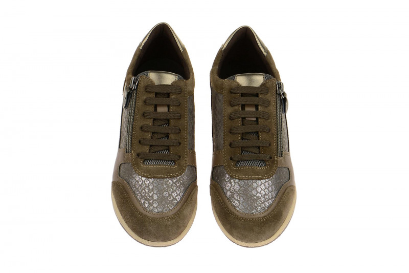 Geox Avery Schuhe braun grau metallic