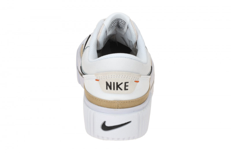 NIKE Court Legacy Lift Sneaker weiß schwarz Damen Plateau