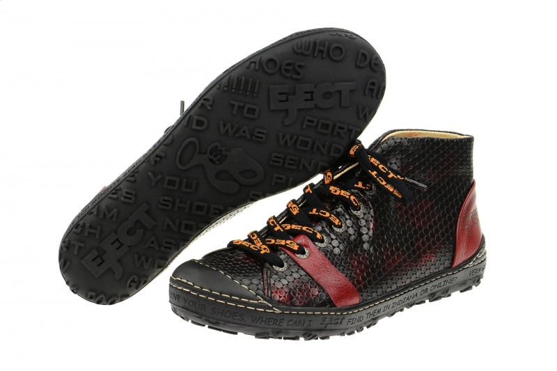 Eject Dass Schuhe schwarz rot Stiefelette Gr 38