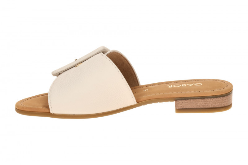 Gabor elegante Pantolette beige Glattleder 82.791.52