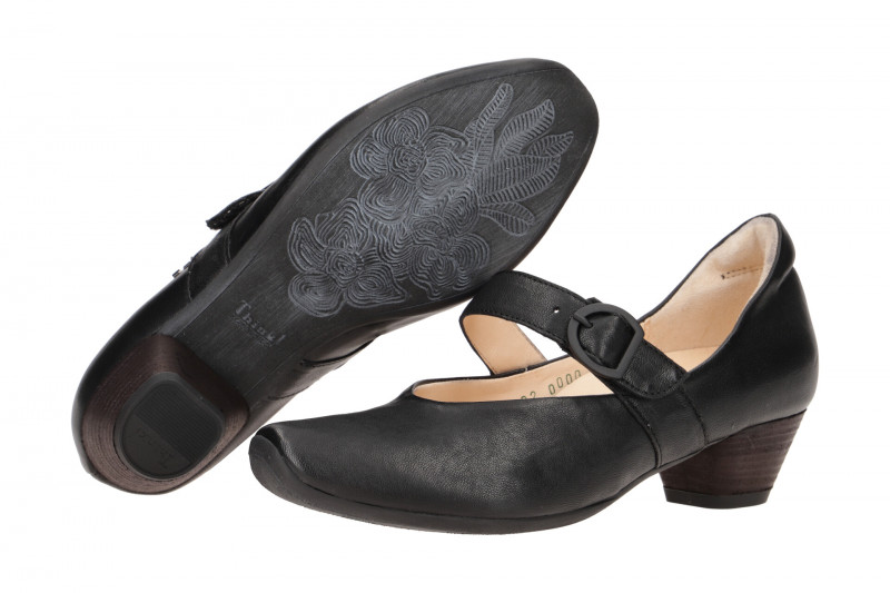 Think Aida 532 Riemchen Pumps schwarz