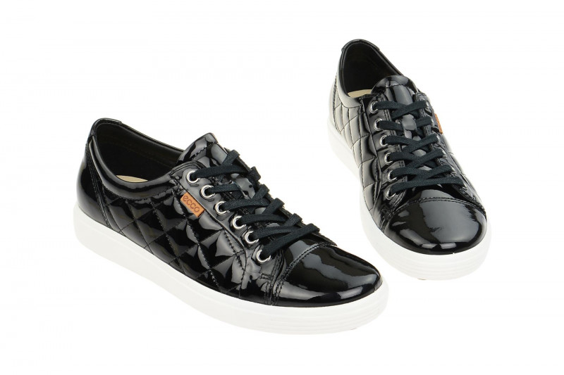 Ecco Soft 7 Schuhe schwarz Lack 43008358636