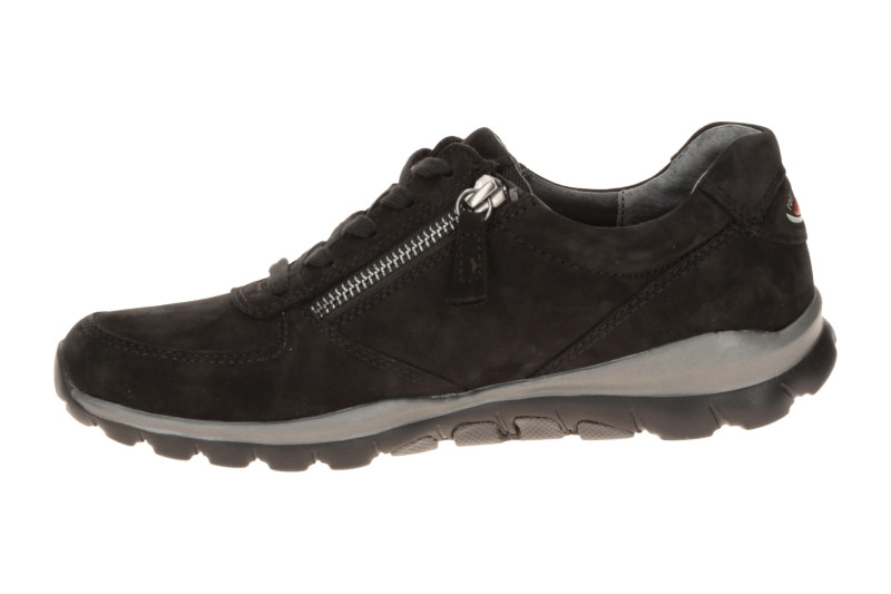 Gabor RollingSoft Schuhe schwarz Nubuck 0100.01.001