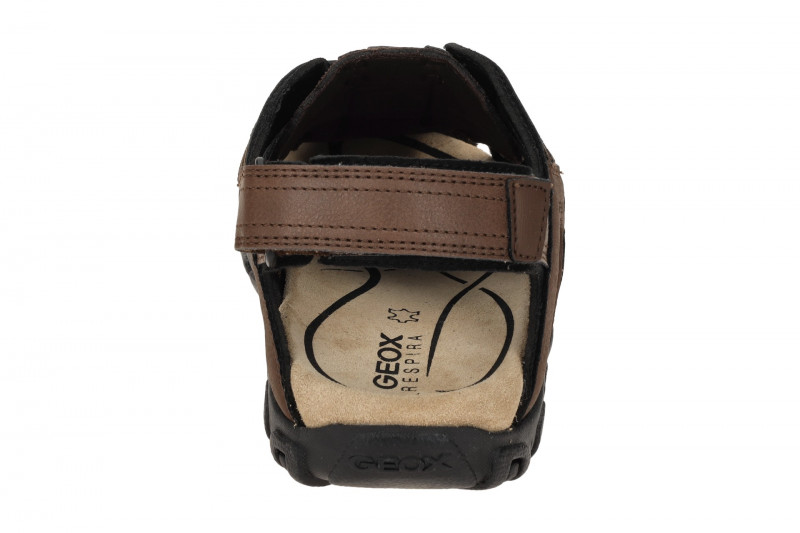 Geox Strada Outdoor Sandale braun schwarz U4524C