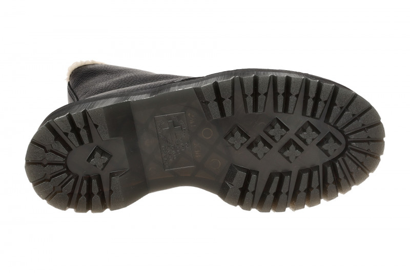 Dr. Martens Jadon Plateau Stiefel schwarz Pisa Glattleder Warmfutter