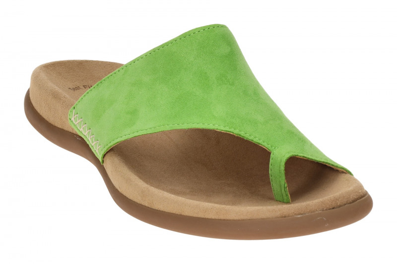 Gabor Zehentrenner Pantolette grün 63.700.19