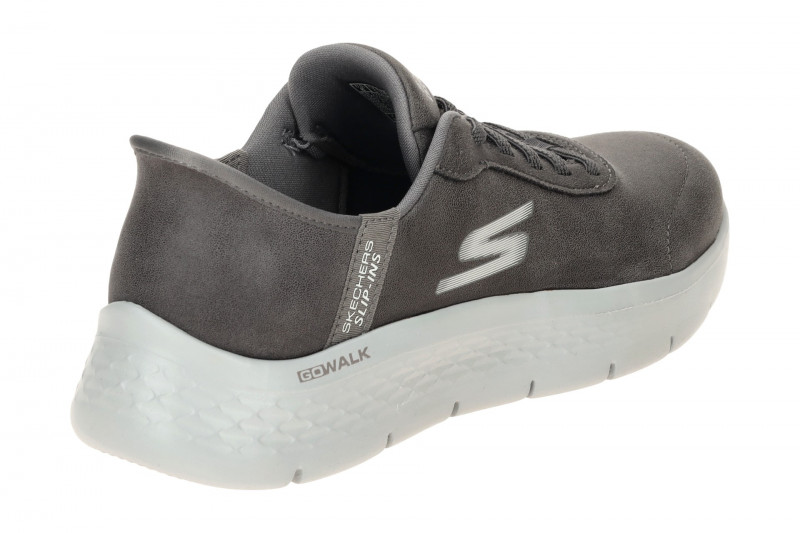Skechers Go Walk Flex Schuhe grau Slip-Ins 124837