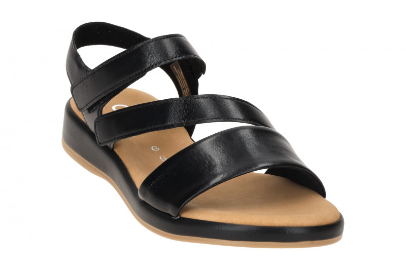 Gabor Klett Sandale schwarz Nappa Klett 62.733.27