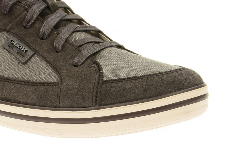 Geox Box Schuhe grau mud - Leder Textil Mix - U44R3D