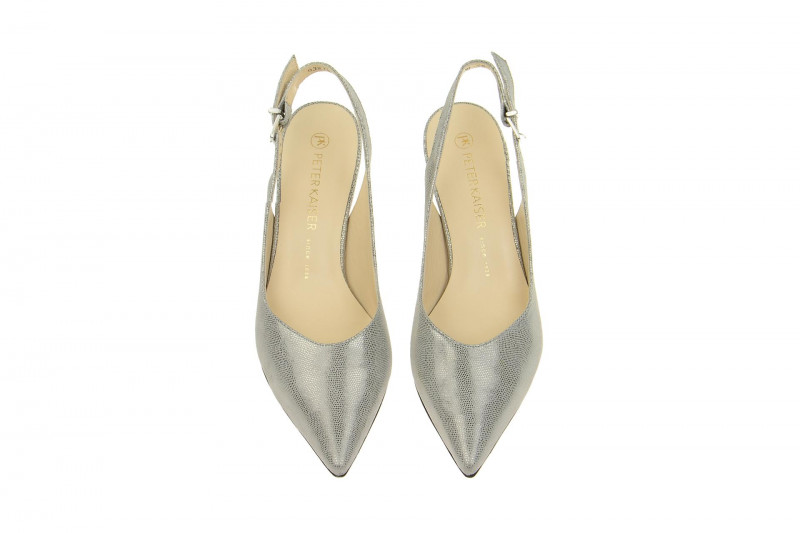 Peter Kaiser Serana Sling Pumps silber grau 61313/419