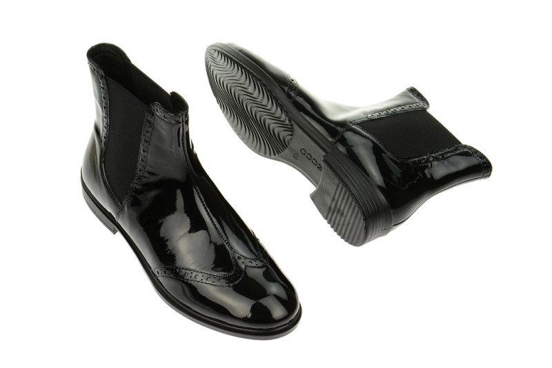 Ecco Touch 15 B Stiefelette schwarz Lack 26161304001