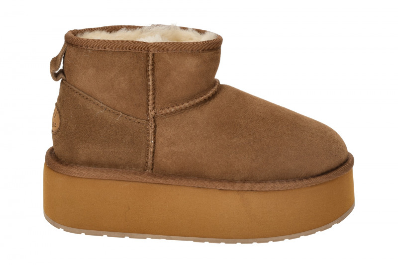 EMU Stinger Micro Flatform Stiefel braun Plateau Boots