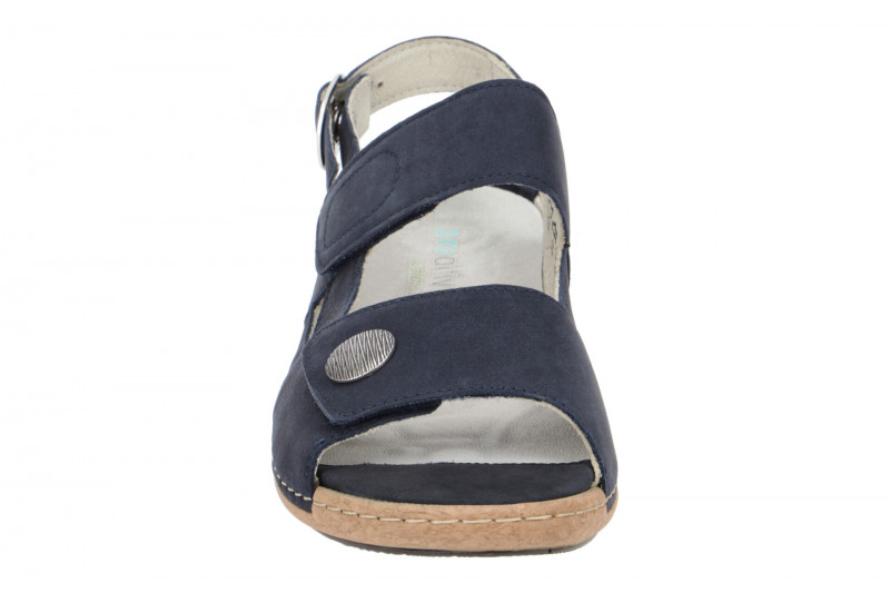 Waldläufer Heliett Sandale blau Nubuck 342002