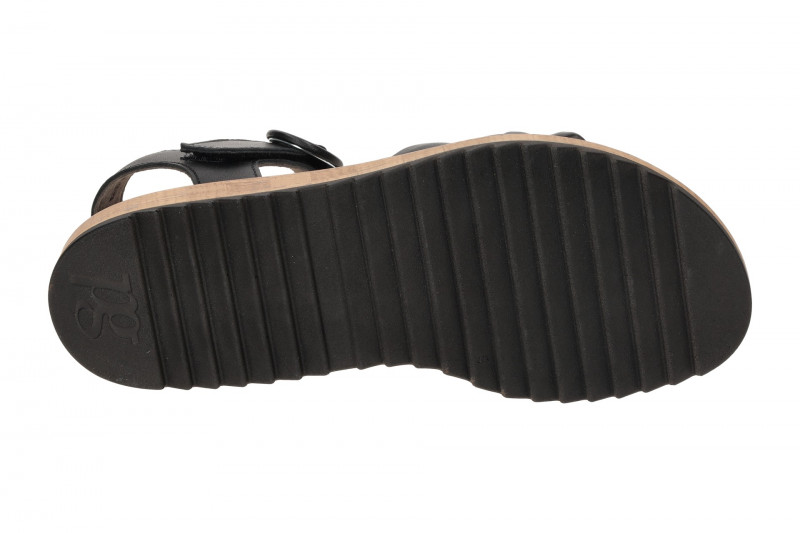 Paul Green Sandale schwarz Nappa Klett 6112