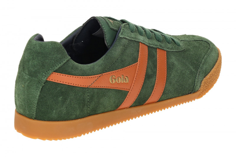Gola Harrier Schuhe Sneakers grün orange Herren CMA192