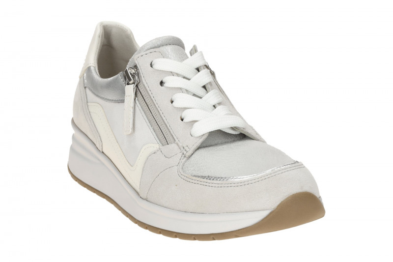 Gabor comfort Schuhe weiß silber K-Weite OptiFit 86.307.60