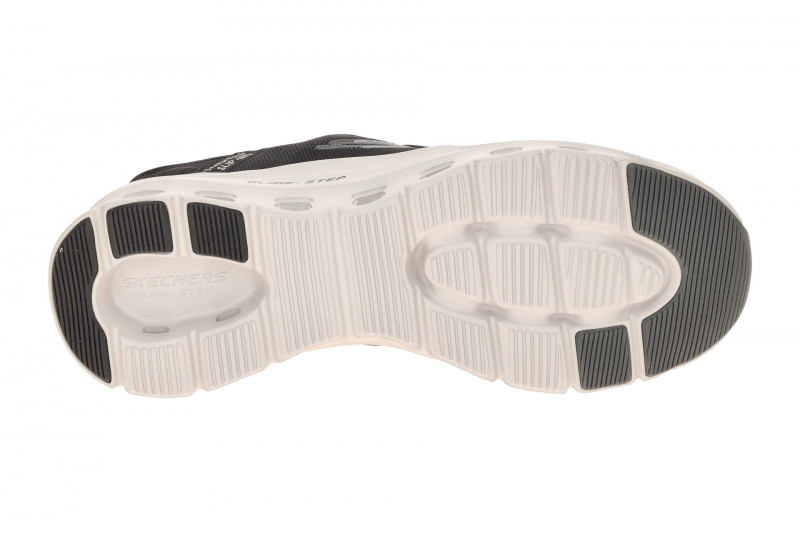 Skechers Glide Step Schuhe schwarz grau Damen SLIP-INS 150420