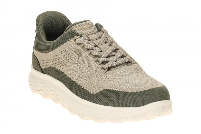 Geox Spherica Sneaker Schuhe beige grün FASTin U65MPE