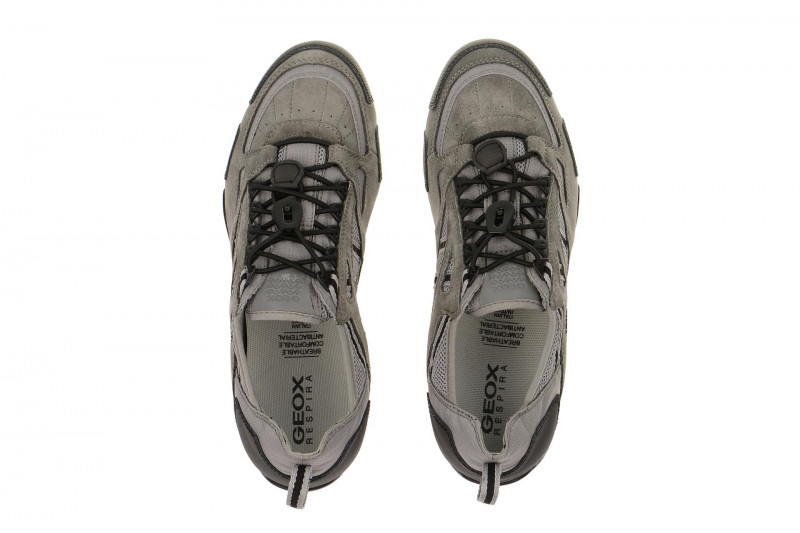 Geox Respira Snake C Halbschuhe in grau Schnellverschluss