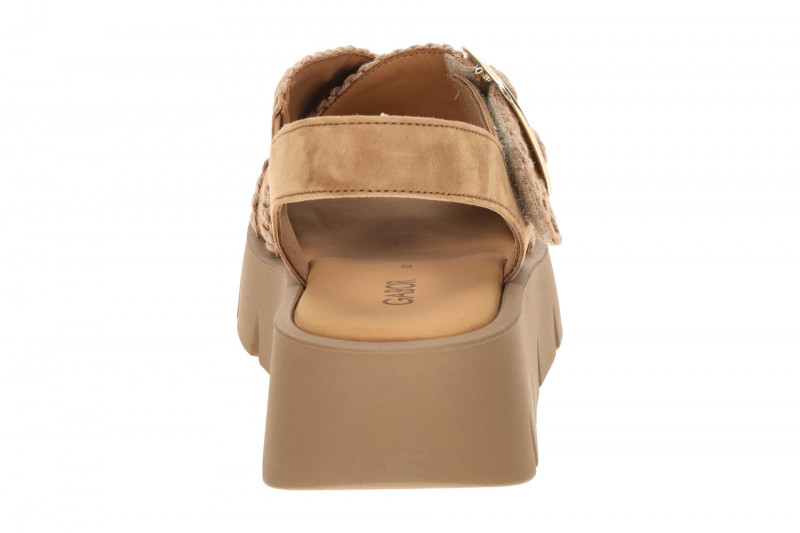 Gabor Plateau Sandale braun walnut Ziernaht 84.751.14