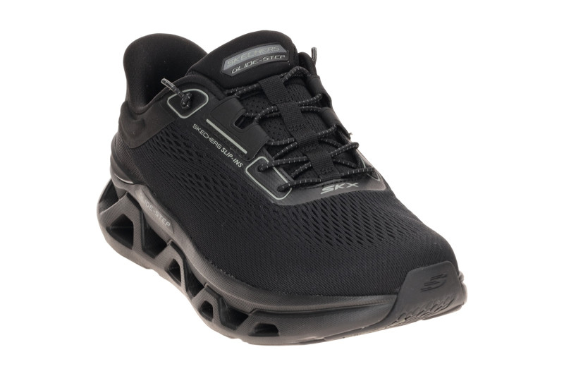 Skechers Glide Step Schuhe schwarz Herren Slip-Ins 233026