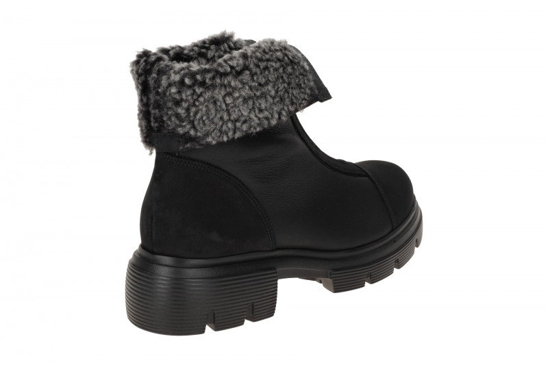 Paul Green Winter Stiefelette schwarz Boots Front-Zip 8251