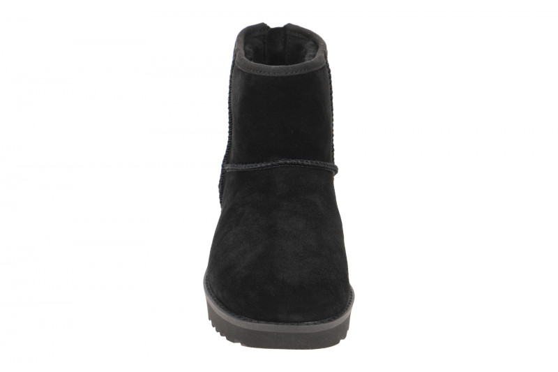 UGG Classic Mini Logo Zip Stiefel schwarz 1122671
