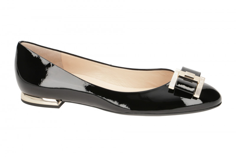 Högl Ballerinas schwarz Lackleder 1044